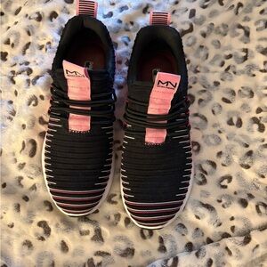 Skechers Black and Pink Athletic Shoes